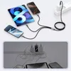 Kabel Mocny 3w1 USB-C / Micro-USB / Lightning do iPhone Samsung Xiaomi Tech-Protect 1.2m 120cm Szary